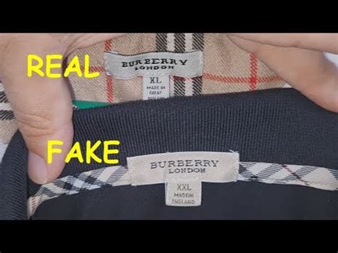 how to spot fake burberry shirt|genuine burberry label.